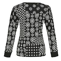 PULL AARHUS NOIR BLANC - Dolcezza