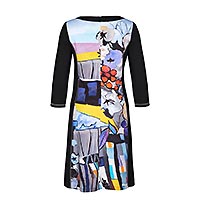 ROBE PAOLINA BLACK MULTI  - Dolcezza