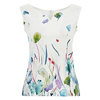 TOP SILVINA BLANC MULTI - Dolcezza