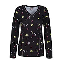 TOP STELLA BLACK FLUO - Dolcezza