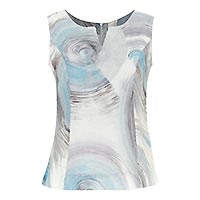 TOP STORMY LIN GREY BLUE - Dolcezza