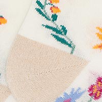 FLEURS PEINTES 516822 F ECRU - Doré Doré