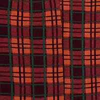 TARTAN 513275 H AUBERGINE - Doré Doré