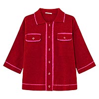 CARDIGAN HOPE CHERRY - Dr Bloom