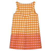 DRESS ENCANTO VICHY ORANGE - Dr Bloom