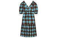 MAXI DRESS JOY BROWN TURQUOISE - Dr Bloom