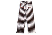 PANTALON LAZO RAYE MARRON - Dr Bloom
