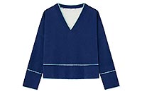 PULL CHIPIRON BLEU ECRU - Dr Bloom