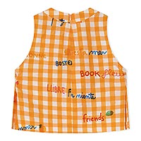 TOP SM OLIVA VICHY ORANGE - Dr Bloom