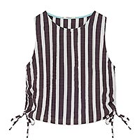 TOP SM TRAVEL RAYE AUBERGINE - Dr Bloom