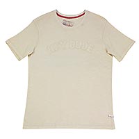 DUDE APPLIQUE TSHIRT CHESTNUT - Hey Dude