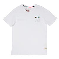 DUDE POCKET TSHIRT WHITE - Hey Dude