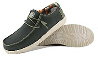 WALLY SOX DARK GREEN - Hey Dude