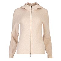 HOODIE VALTELINA BEIGE  - Dunque
