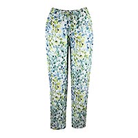 PANTALON MARTA VERT MULTI  - Dunque