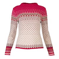 PULL CRESTA ROUGE NATUREL  - Dunque
