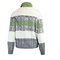 PULL VADUZ GREEN ICE GREY - Dunque