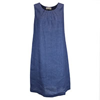 ROBE MAGDA LIN BLEU INDIGO - Dunque
