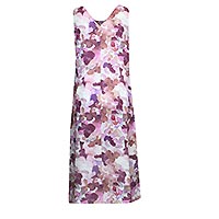 ROBE MAXI LIN PRUNE - Dunque