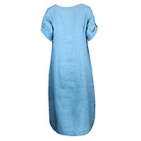 ROBE MIKAELA LIN TURQUOISE - Dunque