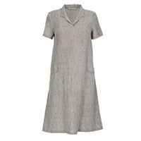 ROBE MUGUET LIN GRIS - Dunque