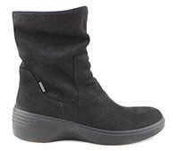 SOFT 7 WEDGE BOOT BLACK GTX - Ecco