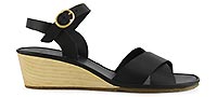 GAIA CROSS SANDALE NOIR - El Naturalista