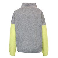 MONIKA COL MONTANT GREY LIME - Ellemme