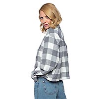 ELDORADO GREY CHECKS - Emily Van Den Bergh