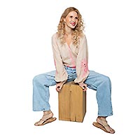 ELODIE SAND PINK STRIPES - Emily Van Den Bergh