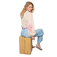 ELODIE SAND PINK STRIPES - Emily Van Den Bergh