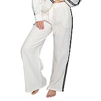 EPURE PANTS OFFWHITE LINEN - Emily Van Den Bergh