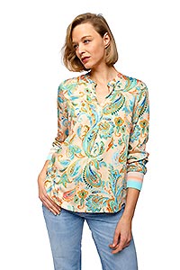 EQUATION SAND ORANGE PAISLEY - Emily Van Den Bergh