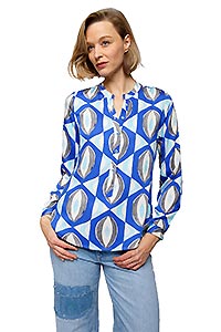 EQUILIBRE GEOMETRIC BLUE - Emily Van Den Bergh