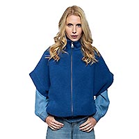 EVANA ZIP DEEP BLUE - Emily Van Den Bergh