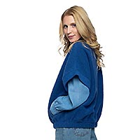 EVANA ZIP DEEP BLUE - Emily Van Den Bergh