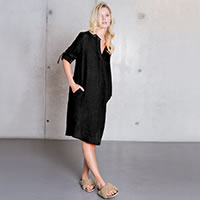 EVIDENCE DRESS BLACK - Emily Van Den Bergh