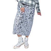 EWING DRESS SILVER - Emily Van Den Bergh
