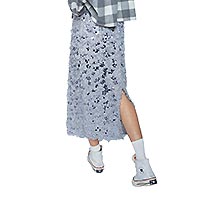 EWING DRESS SILVER - Emily Van Den Bergh
