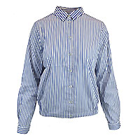 EXTRAO SHIRT STRIPES BLUE - Emily Van Den Bergh