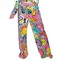 PANTALON EGLANTINE PINK MULTI - Emily Van Den Bergh