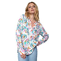 TOP ELPHANTS MULTI COLOR - Emily Van Den Bergh