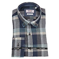 VERY FLANNEL BLUE GREEN BROWN - Emyle
