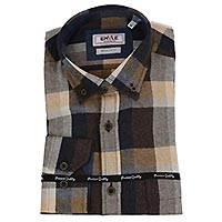 VERY FLANNEL BROWN TAN - Emyle