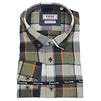 VERY FLANNEL GREEN BLUE ORANGE - Emyle
