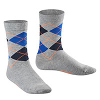 CLAS ARGYLE LIGHT GREY - Falke