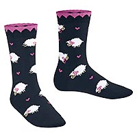 CUTE SHEEP SPACE BLUE - Falke