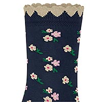 DISTY FLOWERS SPACE BLUE - Falke