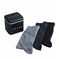 HAPPY BOX 3P GRIS ET NOIR - Falke