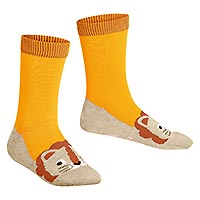 Chaussettes enfant coton bio jaune pingouins 31-34